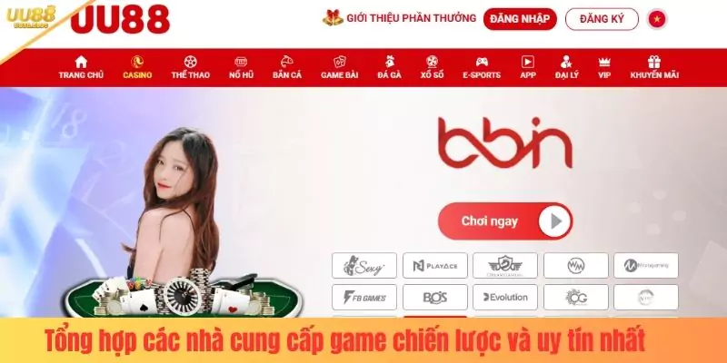 Tổng hợp các nhà cung cấp game chiến lược và uy tín nhất